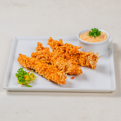 Herb fried chicken strips